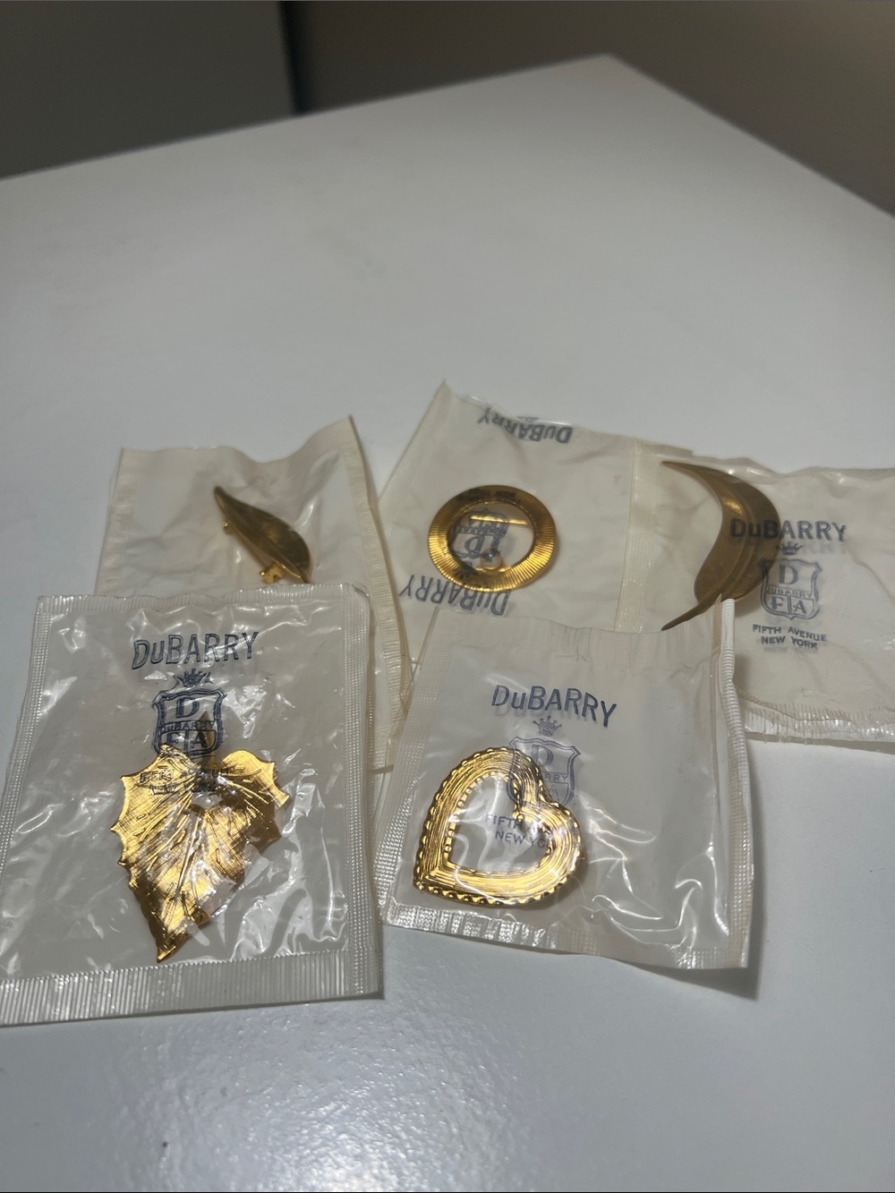 Dubarry of Ireland Glistening Goldtone Decorative Brooch Pin Bundle - Heirloom
